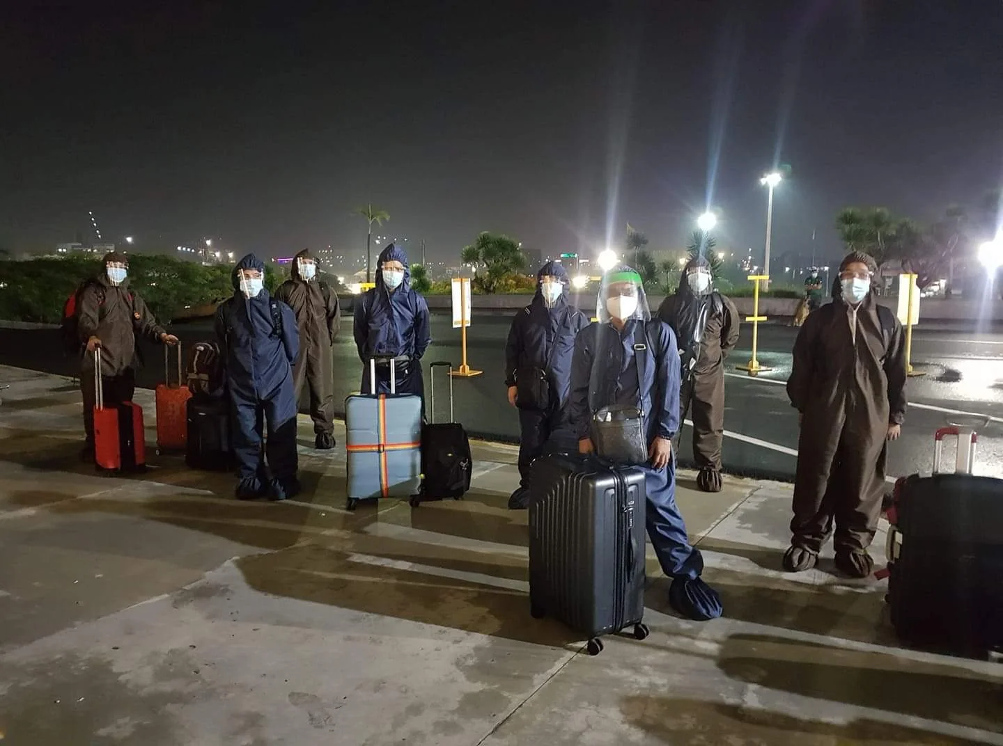 Crew change arrivals and departures