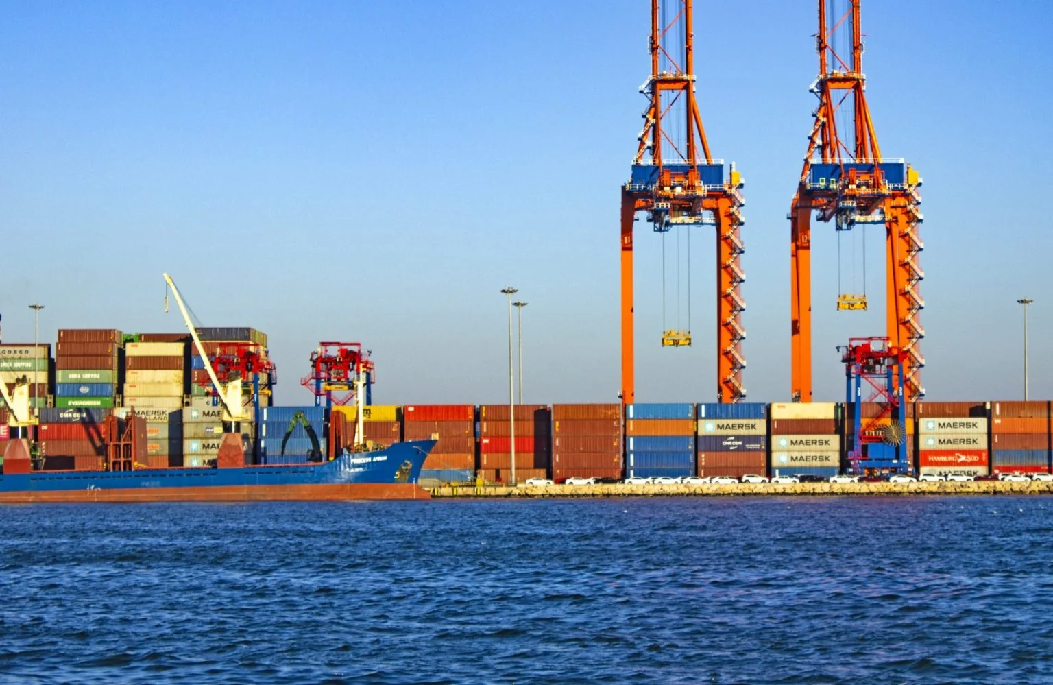 Container terminal cranes